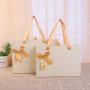 Custom Logo Handmade Elegant Luxury Rigid Cardboard Packing Gift Box With Handle