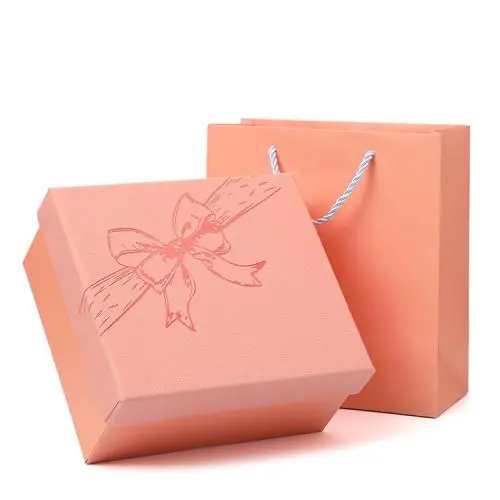 Luxury Fancy Color Printed Rigid Cardboard Paper Gift Packaging Box Set With Lid