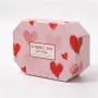 Umweltfreundliche maßgeschneiderte Luxus-Pinke Polygon-Karton Geschenkbox mit Klappdeckel