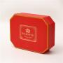 Hot Fancy special shape red luxury rigid cardboard packing box  with custom logo