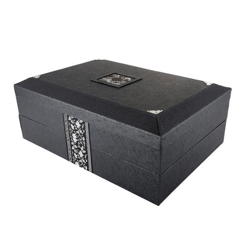 Wholesale Magnetic Folding Cardboard Jewelry Box Paper Gift Packaging Custom
