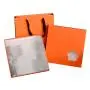 Großhandel Romantische Orange Luxus Stiff Cardboard Geschenkbox Set Mit Schleifenbindung
