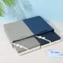 Environmentally friendly recycled materials card board rigid gift box with ribbon Environmentally friendly recycled materials card board rigid gift box with ribbon