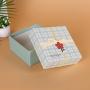 Customized High Quality Hot-selling Gridding Cute Gift Packaging Box With Ribbon