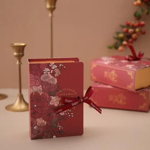 Wholesale Luxury Customized Creative Candy Box Cardboard Gift Packing Box With Ribbon Wholesale Luxury Customized Creative Candy Box Cardboard Gift Packing Box With Ribbon