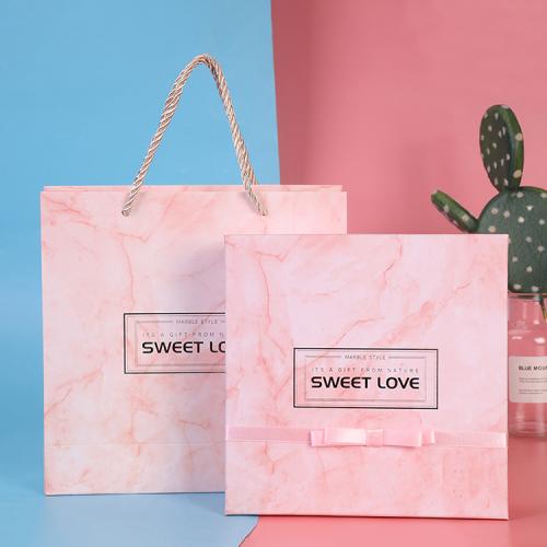 Wholesale Handmade Large Pink Creative Elegant Cardboard Gift Packing Box With Custom Logo