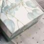 Customized unique literary romantic gold stamping rigid gift box for festival packaging