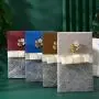 Wholesale Hot Selling Custom Logo Handmade Rigid Cover And Tray Cardboard Packing Gift Box With Handle