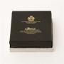 Low MOQ Black Color Printed Customized Logo Rigid Flat Gift Box for Packaging