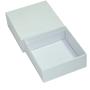 High Quality  low price Luxury white rigid cardboard gold foil stamping gift packaging box custom  logo
