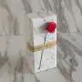 Luxury Portable Rectangular Rigid Cardboard Jewelry long stem roses box packaging