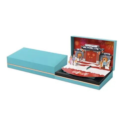 Boîte Cadeau de Luxe en Carton Rigide et Rigide avec Couvercle