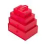 High Quality Customized Elegant Red Rigid Hard Gift Drawer Packing Boxes With Handle High Quality Customized Elegant Red Rigid Hard Gift Drawer Packing Boxes With Handle