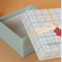 Customized High Quality Hot-selling Gridding Cute Gift Packaging Box With Ribbon