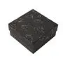 Boîte Cadeau Rigide en Carton Noir avec Couvercle Imprimé, Design Personnalisé, Luxe et Élégant. Boîte Cadeau Rigide en Carton Noir avec Couvercle Imprimé, Design Personnalisé, Luxe et Élégant.