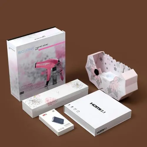 Custom Cardboard Paper Packaging Box Packed Foldable Rigid Box With Custom Logo Custom Cardboard Paper Packaging Box Packed Foldable Rigid Box With Custom Logo