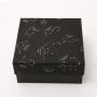 Custom Logo Elegant Luxury Rigid Cardboard Packing Black cover lid color printed Gift Box
