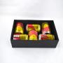 Wholesale Custom Elegant Romantic Handmade Rigid Cardboard Packing Black Bouquet Gift Box