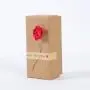 Luxury Portable Rectangular Rigid Cardboard Jewelry long stem roses box packaging