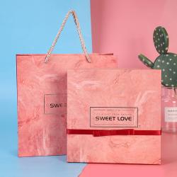 Wholesale Handmade Large Pink Creative Elegant Cardboard Gift Packing Box With Custom Logo