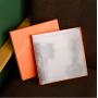 Wholesale Romantic Orange Luxury Rigid Cardboard Paper Packing Gift Box Set With Ribbon Tie