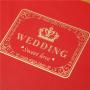 Hot Fancy special shape red luxury rigid cardboard packing box  with custom logo