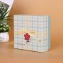 Customized High Quality Hot-selling Gridding Cute Gift Packaging Box With Ribbon
