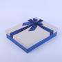 Wholesale High Quality handmade Romantic rigid cardboard  packing gift box with ribbon tie