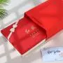 Environmentally friendly recycled materials card board rigid gift box with ribbon Environmentally friendly recycled materials card board rigid gift box with ribbon