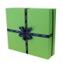 Hot Selling High Quality Fancy Green Color Rectangular Rigid Gift Packaging Box With Custom Design Logo