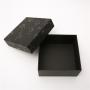 Custom Logo Elegant Luxury Rigid Cardboard Packing Black cover lid color printed Gift Box