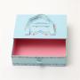 Hot Selling Custom Logo Luxury Practical Rigid Cardboard Gift Packing Box With Ribbon Handle