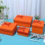 Luxury Fancy Color Printed Rigid Cardboard Paper Gift Packaging Box Set With Lid