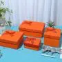 Luxury Fancy Color Printed Rigid Cardboard Paper Gift Packaging Box Set With Lid