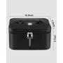 Kill Covid-19, Kill Virus, Kill Coronavirus, LED UV Sterilizer Bag, Sanitizer Bag Disinfection Bag 99% Cleaned Within 3 Mins for Cell Phone Jewelry, Beauty Tools, Portable, Black Kill Covid-19, Kill Virus, Kill Coronavirus, LED UV Sterilizer Bag, Sanitizer Bag Disinfection Bag 99% Cleaned Within 3 Mins for Cell Phone Jewelry, Beauty Tools, Portable, Black