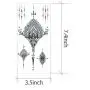 Temporary Tattoos Chest Art Stickers for Women Mandala Boho Flower Festive Tattoo Removable Sexy Tattoo Waterproof Temporary Tattoos Chest Art Stickers for Women Mandala Boho Flower Festive Tattoo Removable Sexy Tattoo Waterproof