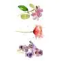12 Stück/Menge Blume Temporäre Tattoosticker für Damen und Herren, Fake Tattoo Körperkunst, wasserdichte Handtattoos, 9,8 x 6 cm (FW12-04)