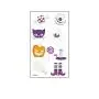 Kinderweihnachtliche Temporäre Tattoos, Leuchtende Halloween-Sticker für Kinder, Temporäre Tattoos für Gesicht, Körper, Arme, Kürbis, Geist, Teufel, Schädel, Trick or Treat, Wasserübertragbare Aufkleber für Baby Jungen Mädchen (10 Blätter)
