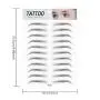 DKAF 2 Pcs 3D Hair-Like Authentic Eyebrows, Waterproof Imitation Ecological Natural Tattoo Eyebrow Stickers, Grooming Shaping Brow Shaper Makeup Eyebrow Transfer-E12 DKAF 2 Pcs 3D Hair-Like Authentic Eyebrows, Waterproof Imitation Ecological Natural Tattoo Eyebrow Stickers, Grooming Shaping Brow Shaper Makeup Eyebrow Transfer-E12