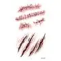 Étiquettes Tattoo Temporaires Halloween 3D - 10 Feuilles - Nouvelles pour 2021 - Étiquettes Temporaires Effrayantes Halloween pour Hommes Femmes Adultes Décoration Cosplay Halloween