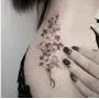 Tattoos Temporaires Floraux Sexy pour Femmes – Collection Serpent et Cerise (4 Feuilles) Tattoos Temporaires Floraux Sexy pour Femmes – Collection Serpent et Cerise (4 Feuilles)