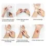 LessMo Halloween Temporary Tattoos, 30 Sheet Tattoo Stickers with Fake Bloody Scar, Wound Injury Body Stickers, Waterproof, Realistic, for Halloween Party, Masquerade, Prank, Makeup Props