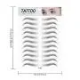 DKAF 2 Pcs 3D Hair-Like Authentic Eyebrows, Waterproof Imitation Ecological Natural Tattoo Eyebrow Stickers, Grooming Shaping Brow Shaper Makeup Eyebrow Transfer-E10 DKAF 2 Pcs 3D Hair-Like Authentic Eyebrows, Waterproof Imitation Ecological Natural Tattoo Eyebrow Stickers, Grooming Shaping Brow Shaper Makeup Eyebrow Transfer-E10
