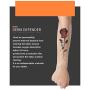 Tattooverbandungen, wasserdicht, transparenter Hautschutzfolie, Pflaster, Adhäsive, Tattoo-Pflege, 8 Zoll x 8 Zoll (5er-Pack)