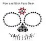 4 Pack Face Gems Jewels, Halloween Temporary Rhinestone Stickers, Day of The Dead Skull Face Tattoos, Crystals Body Gems Stick on Face for Carnival Festival, Party, Outfit, Performance (B) 4 Pack Face Gems Jewels, Halloween Temporary Rhinestone Stickers, Day of The Dead Skull Face Tattoos, Crystals Body Gems Stick on Face for Carnival Festival, Party, Outfit, Performance (B)