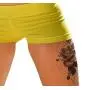 Lekkas Frauen Temporäre Tattoos Sexy Blüten Fake Tattoos für Mädchen Wasserdicht Körperkunst Aufkleber Schwarz Entfernung Blumen Tatuajes Pack von 8 Blättern