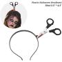 9 Pièces Accessoires de Maquillage d'Halloween, Bandanas Zombie Effrayants, Adhésifs Tattoos, Décorations de Fête, Un Trousseau, Taille Unique. 9 Pièces Accessoires de Maquillage d'Halloween, Bandanas Zombie Effrayants, Adhésifs Tattoos, Décorations de Fête, Un Trousseau, Taille Unique.