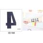 50 Sheets Numbers Finger Neck Face Temporary Tattoo Sticker DIY Body Art