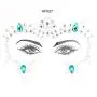 6 Set Face Gems, Rhinestone Mermaid Face Jewels Stickers Face Glitter Eyes Face Body Temporary Tattoos, Crystal Tears Face Stickers Decorations Fit for Masquerade Festival Party Show