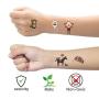 Temporary Tattoos Kids, 150 Assorted Halloween Tattoo Waterproof Cute Designs Stick on Children Tattoos, Pumpkin Tattoos Stickers for Kids Children Party Favors,150Patterns